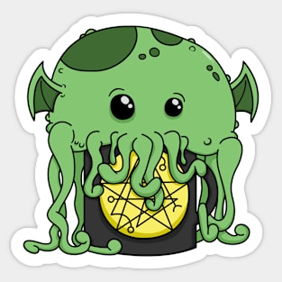 Cup Thulhu Sticker